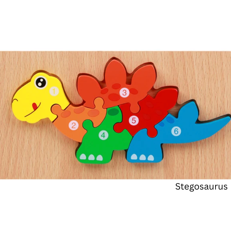 Montessori Wooden Toy Puzzles (12 varieties)