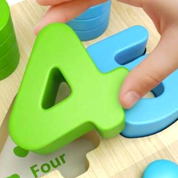 Montessori Wooden Magnetic Puzzle Board