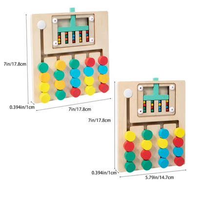 Montessori Wooden Slide Puzzle (2 sizes)